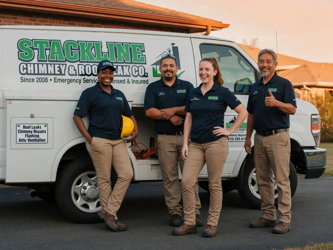 Chimney flashing repair company in Woodward, IA